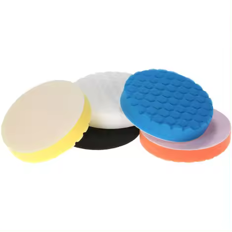 Almohadilla de pulido, 5 piezas 150 mm / 6 pulgadas Kit de pulido de esponja de pulido para pulidor de automóviles Almohadilla amortiguadora / para RO / DA Pulidor de doble acción Pulido - 1