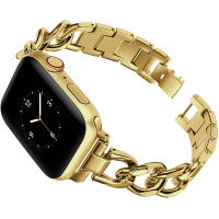 Cadena De Denim Para Muñeca De Metal Compatible Con Apple Watch Para Hombres Y Mujeres Reemplazo De Correa De 21cm - details 6