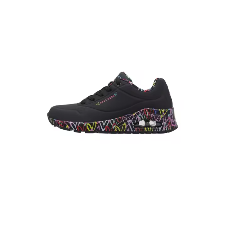 Skechers UNO - LOVING LOVE Deportivas Planas Mujer Negro - 1