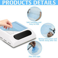300pcs Filtro De Papel Para Coleccionar Polvo De Uñas Artísticas Disposables Para Máquina De Vacío De Polvo De Uñas Mayorista Al Por Menor - details 6