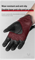 Guantes De Motocicleta De Cuero Ganso Para Hombres Y Mujeres Retro a Prueba De Agua Para Primavera Verano Motocross Carreras En La Calle - details 5