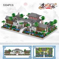 Bloques De Construcción Micro 9234pcs Vistas De Calle Ciudad Chino Jardín De Suzhou Arquitectura Tradicional Colección Adulto - details 4