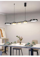 Lámpara Colgante Moderna LED Para Comedor Sala De Estar Oficina Iluminación Lineal Larga Para Mesa De Comedor Y Cocina - details 11