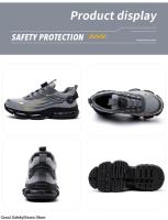 Zapatos De Seguridad Para Hombre Con Punta De Acero Y Asiento Antipinchazos Botas De Protección Con Suela De Goma Transpirables Talla True - details 23