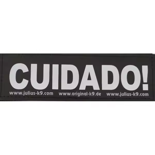 Etiquetas para arneses Julius K9 ,velcro en varios tamaños y modelos Platz K9 S.L. - 1