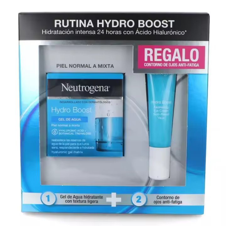 NEUTROGENA HYDRO BOOST PACK FACIAL GEL DE AGUA 50 ML + REGALO CONTORNO DE OJOS HYDRO BOOST 15 ML - 1