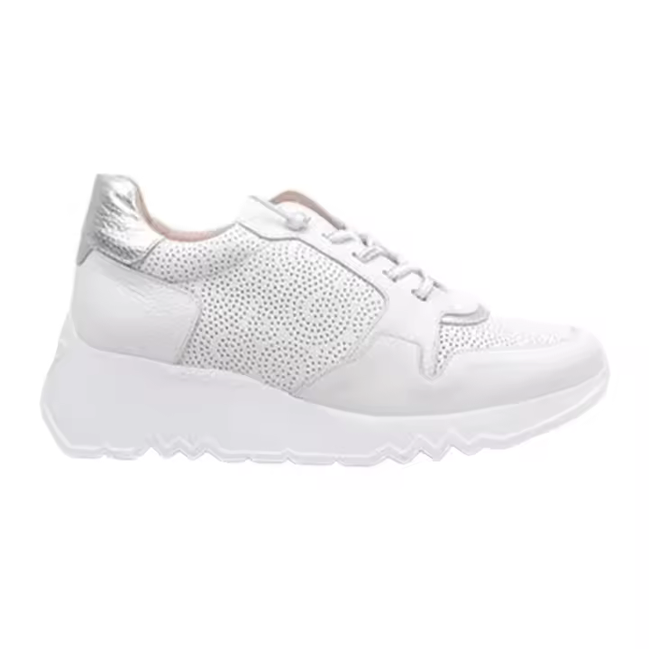 Shoes Sneakers Mujer marca Wonders modelo E-6761 para mujer en color plata - 1