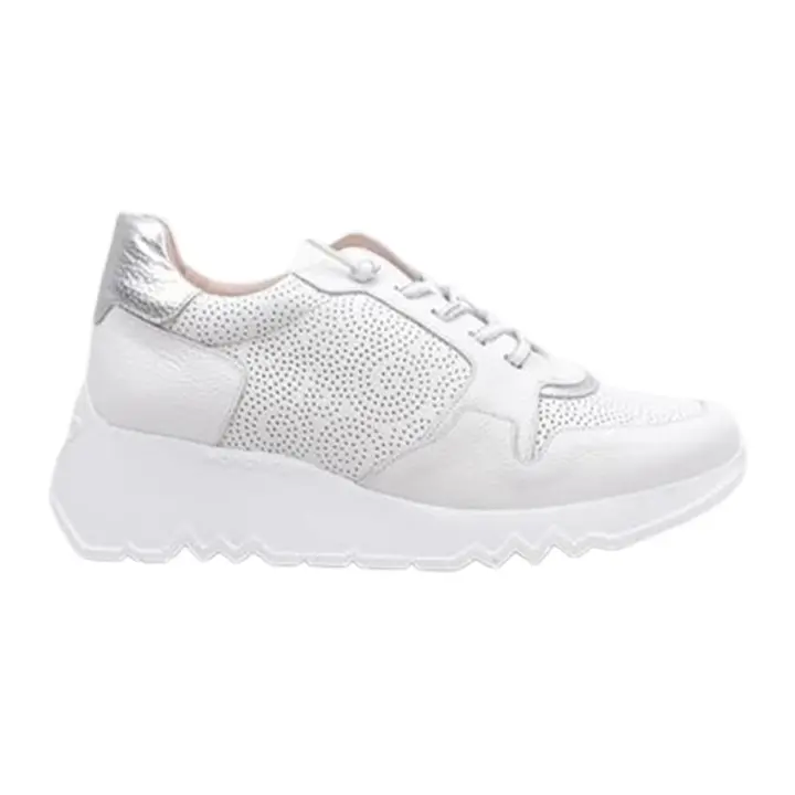 Shoes Sneakers Mujer marca Wonders modelo E-6761 para mujer en color plata - 1