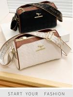 Bolso De Hombro Para Mujer De Lujo De Diseñador Famoso Bolso Bandolera Moda Cuadros Trendy Material PU Con Cierre De Cremallera - details 0