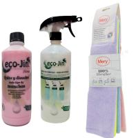 Ecojin 1 Litro con Aroma a Elegir + Pack de 4 Bayetas para Todas las Superficies – Limpiador Multiusos Sin Tóxicos: Quitamanchas, Desengrasante, Seguro para el Hogar y la Salud. Ecojin Original de Laboncler, Limpia y Brilla con Máxima Eficacia - details 2