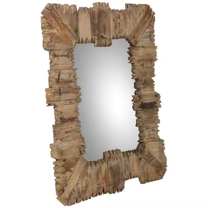 Espejo de madera 91x109x03,5h cm - 1