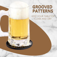 3/6pcs Tapete De Silicona Para Bebidas Resistente Al Calor Soporte Para Taza Travesera Protector De Mesa Antideslizante Para Decoración Moderna - details 2