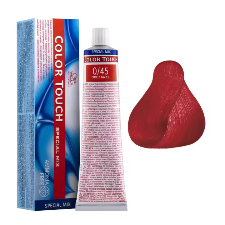 Wella Color Touch 60 Ml, Color 0/45 Special Mix, Tinte Semipermanente Profesional - 1