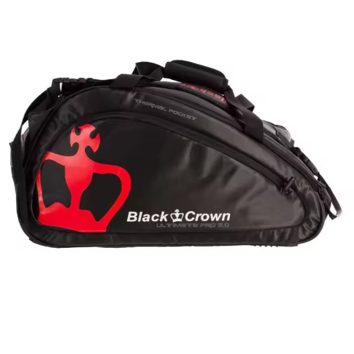 Black Crown  Ultimate Pro 2.0 Negro Rojo Paletero - Varios compartimentos (Térmico), Bolsillo interior para zapatillas - 1