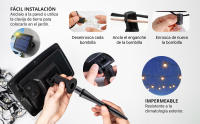 Cadena de Luces, 25 +2 LEDs Solares de Exterior, 7,6 M, 4 Modos - details 3