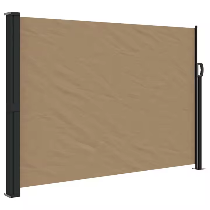 Toldo lateral retrácthil gris taupe 140x300 cm - 1