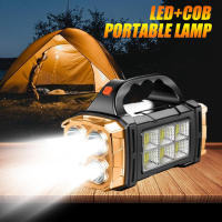 Linterna LED Solar De 5000mAh Con Luz De Trabajo COB Linterna De Camping Impermeable Y Portátil Como Power Bank Recargable USB - details 1