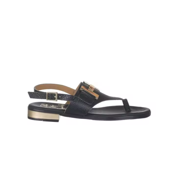 Sandalias Planas Oh My Sandals 5585 Mujer Negro - 1