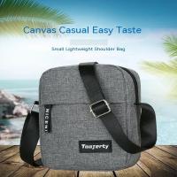 Bolso De Hombro De Nylon Para Hombre Color Sólido Bolso Cruzado Casual Y Moda Retro Estilo Europeo Y Americano - details 1