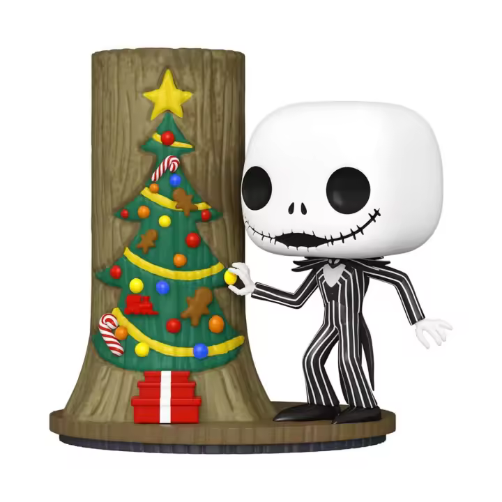 FUNKO Figura Pop Disney Deluxe Pesadilla Antes De Navidad 30th Anniversary Jack Skellington With Christmas Door - 1