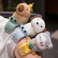 Capybara Slap Snap Wrap Muñequera De Peluche Divertida Para Mano Regalo Creativo Y Divertido Juguete De Perro Gato Kawaii - details 21