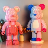 Juguete DIY Para Niños Muñeco De Carbono Mini Amoroso Con Luz Y Bloques De Construcción Micro Ladrillos Regalo De Navidad O Cumpleaños Unisex ABS Plástico Tamaño Pequeño Compatible Con Lego - details 1
