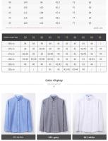 Camisa De Manga Larga Para Hombre Estilo Casual Cómoda Y Suave De Oxford Tejido Sin Planchar Necesario Adaptable Para Todas Las Estaciones - details 6