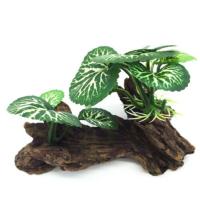 Decoración De Acuario De Térmica Plástica En Forma De Tronco De Tortuga Para Tanque De Peces Y Reptiles Raíces Artificiales Ornaments Para Aquario - details 2