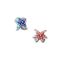 PANDORA Charms mini de estrellas de mar coloridas, vida marina fresca y linda 793817CO1 - details 0
