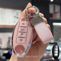 Cubierta De Llave Para Coche Keychain Lanyard Para Nissan Altima Rogue Sentra Pathfinder Frontier Maxima Titan Murano Kicks Juke Versa Arma TPU - details 2