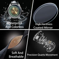 Reloj De Pulsera Para Hombre Marca Top Lujo Negocios Impermeable Reloj De Cuarzo De Cuero Para Hombres Reloj De Manos Handsome - details 8