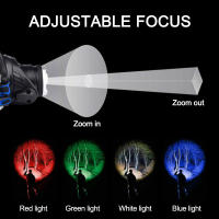 Linterna Frontal LED Super Brillante Ajustable En Rojo Verde Azul Y Blanco Para Pesca Al Aire Libre Impermeable Para Camping Y Exploración De Cavernas - details 9