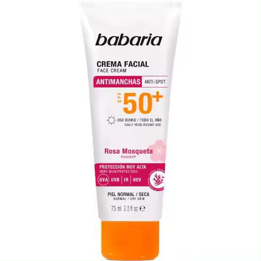 Crema Solar Anti-manchas SPF50+ Babaria - 1