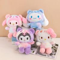 Muñeco De Peluche Sanrio 25Cm Kuromi Mymelody Cinnamorol Kawaii Regalo De Navidad Decoración Suave Y Almohada Juguete De Anime - details 22