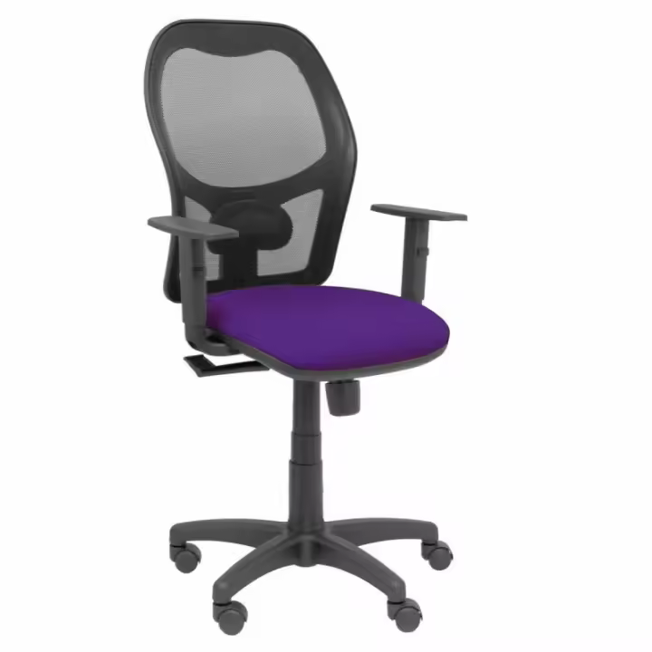 Silla de Oficina P&C 0B10CRN Con reposabrazos Morado - 1