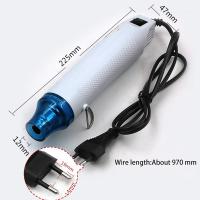 Pistola De Aire Caliente 220V Para Soldadura Y Secado Mini Pistola Caliente Eléctrica Para DIY Artesanía Cubierta De Coche Tubo De Envejecimiento - details 5
