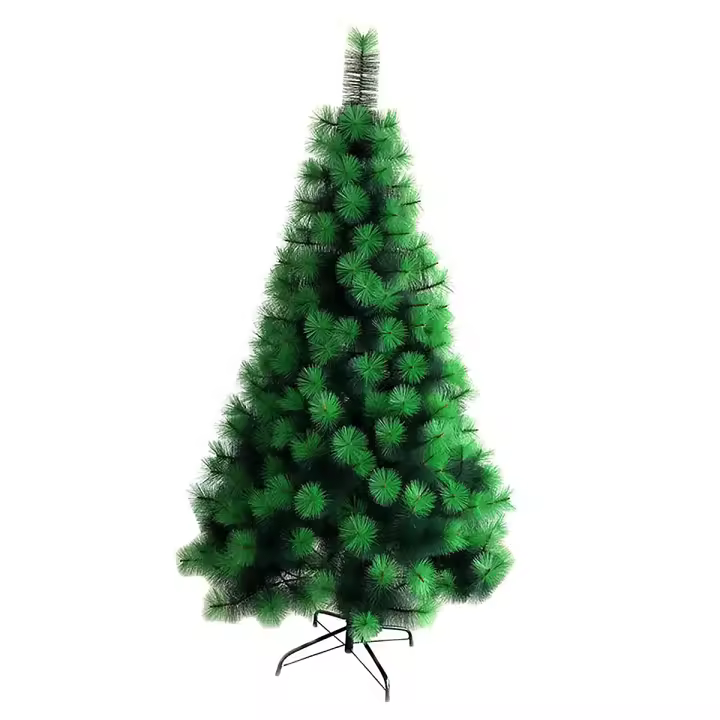 【DELUXE】ARBOL DE NAVIDAD EXTRARELLENA, Arbol Pino Artificial Verde Oscuro con Punta Verde Claro, Arbol Navidad Con Piña, Arbol Navideña de Pino Agujas de 60cm, 90cm, 120cm, 150cm, 180cm y 210cm, SUPERFRONDOSOS. - 1