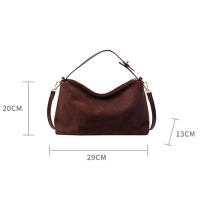 Bolso De Hombro PU De Gran Capacidad Con Cierre De Cremallera Color Sólido Para Mujer Estilo Fashion Bolsas Femininas A-DH - details 1