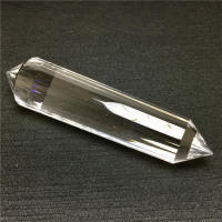 Varita De Cristal Natural Blanco 24 Cara 11cm Rara Doble Terminada Para Reiki Espiritualidad Y Amor Estilo Moderno - details 6