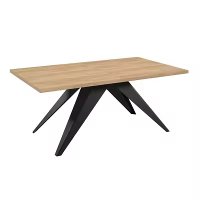 Mesa Oswego 113 , Muebles ES, Alargamiento, Aglomerado laminado, 140 x 80 x 76cm - 1