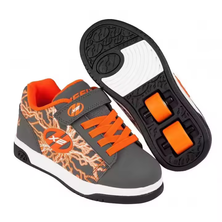 HEELYS DUAL UO X2 CHARCOAL/ORANGE/ELECTRICITY- 2 RUEDAS - 1