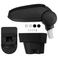 vidaXL Reposabrazos para coche ABS negro coche Adecuado para Opel astra g (1998-2004),  Fiat grande punto (2006) Alfa romeo mito (2008) fiat linea (after 2007),  Lada kalina i ii (2012-2018) Lada granta (2012-2018) y mas - details 10