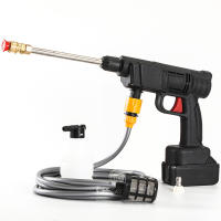 Hidrolimpiadora inalámbrica de alta presión a batería, pistola de agua portátil para lavado de autos, 30 bar + batería - details 10