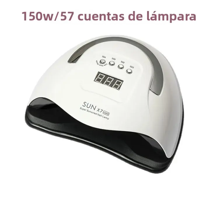 LINTANDA SUNX7 MAX 150W Lámpara LED UV Para Manicura 57 Leds Secador De Esmalte De Uñas Con Irradiación De 180 Grados Sin Ángulo Muerto - 1