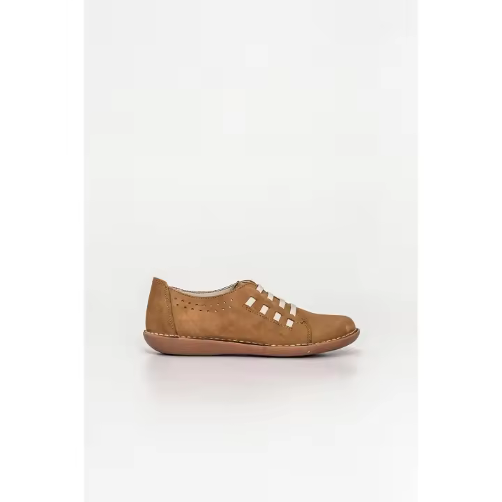 Heymo Zapato de Piel con Cordones Elásticos - 1