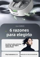 Acer Auriculares Inalámbricos Ohr503 Diseño En-Auricular Cómodo Para Deportes Correr Fitness Compatible Con Móviles Tabletas Portátiles Regalos Para Amantes - details 2