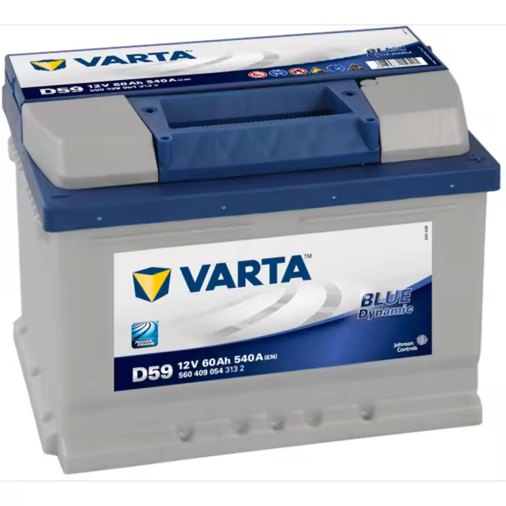 Batería de coche Varta D59 Blue Dynamic. 12V - 60Ah/540A (EN) 560 409 054 313 2 Caja LB2 - 1