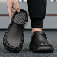 Sandalias Masculinas De Color Sólido EVA Para La Playa Y Viajes Ligeros Y De Secado Rápido Zapatos Casuales Para Hombres - details 10