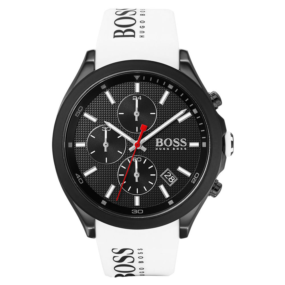 Reloj Hugo Boss de Hombre Analogico Cuarzo Plata Brazalete 1513718 , Diámetro 44MM