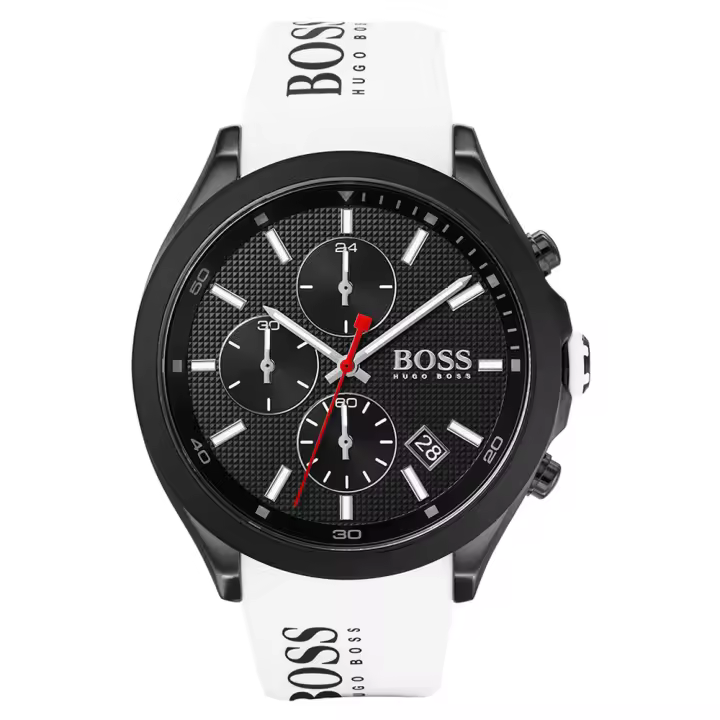 Reloj de Hombre HUGO BOSS 1513718, Esfera Negro de 44 MM + Caja de Regalo Elegante - 1